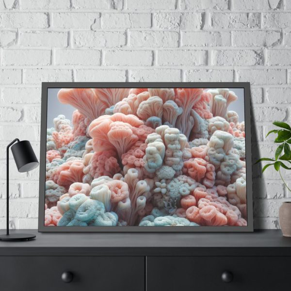 93854-163.jpg Close-Up of Intricate Coral Structures Framed Poster