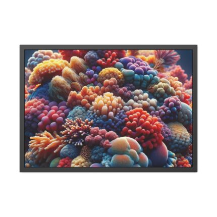 Close-Up of the Corals Framed Poster