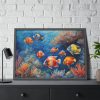 93854-191.jpg Tropical Fish And Coral Framed Poster
