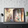 93854-219.jpg Watercolor Floral Front Door Bike Framed Poster