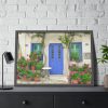 93854-223.jpg Entryway to a Restaurant Framed Poster