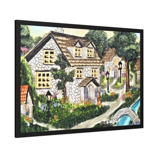 93854-25.jpg Hand Painted Clay Old Framed Poster