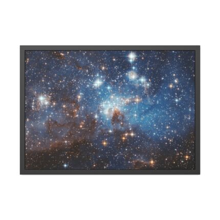 Stellar Nursery in Large Magellanic Cloud Framed Poster