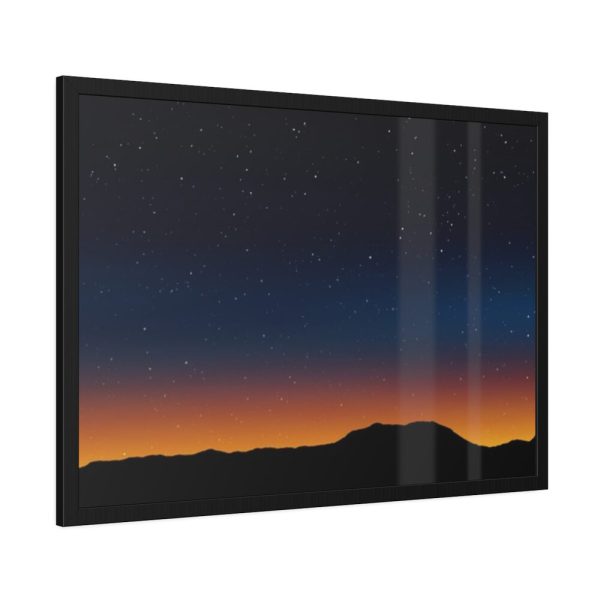 93854-277.jpg Stars in Night Sky Framed Poster