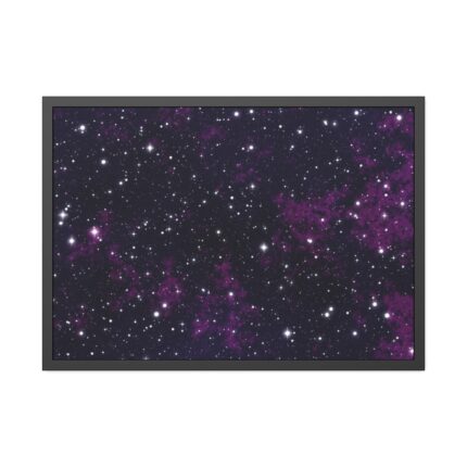 Purple Sky Sith Stars Framed Poster