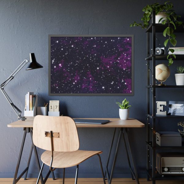 93854-290.jpg Purple Sky Sith Stars Framed Poster
