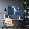 93854-310.jpg Earth Moon Ache Sunrise Framed Poster