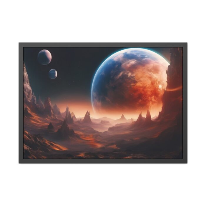 Planets Space Universe Framed Poster - Image 1