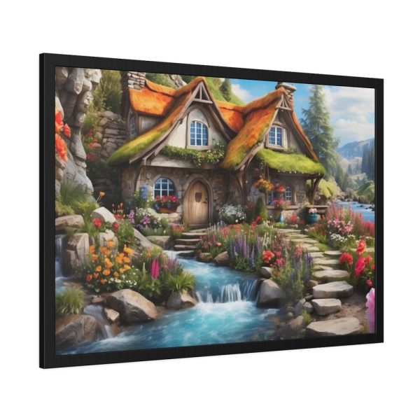 93854-33.jpg Enchanted Mountain Cottage Framed Poster