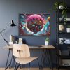 93854-330.jpg Planet Surreal World Fantasy Framed Poster