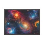 Outer Space Cosmos Science Fiction Framed Poster