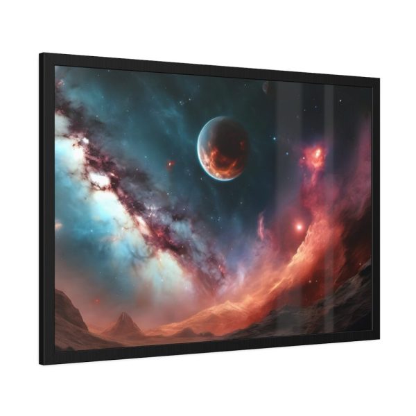 93854-345.jpg Universe Space Cosmos Nebula Galaxy Framed Poster