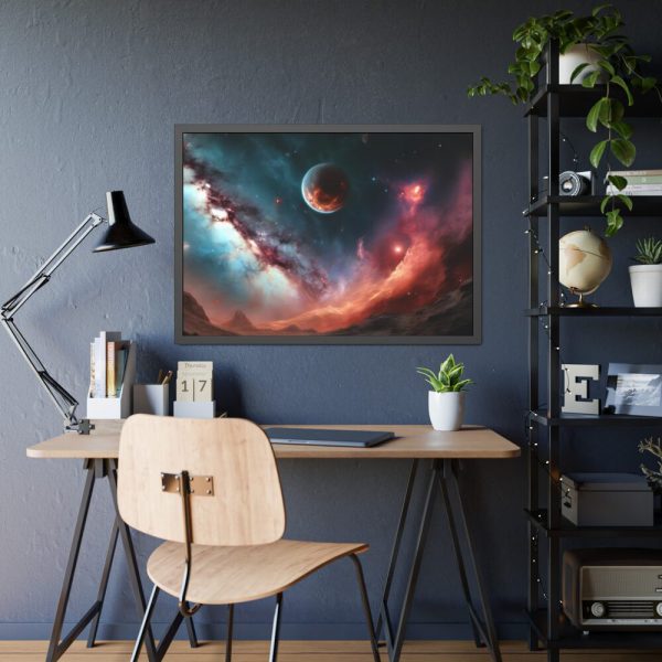 93854-346.jpg Universe Space Cosmos Nebula Galaxy Framed Poster