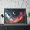 93854-347.jpg Universe Space Cosmos Nebula Galaxy Framed Poster