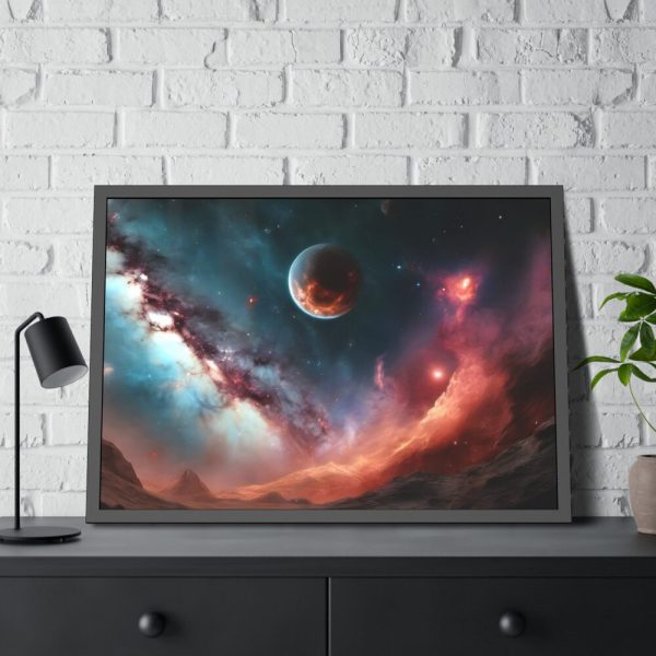 93854-347.jpg Universe Space Cosmos Nebula Galaxy Framed Poster