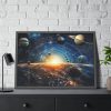 Illustration of Cosmos Framed Poster