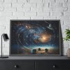 93854-371.jpg Fantasy Illustration of Cosmos Framed Poster