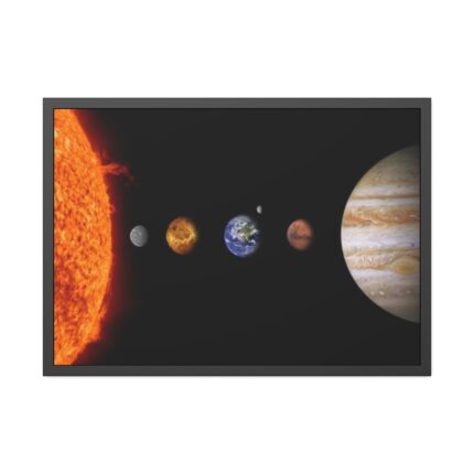 Solar System Framed Poster