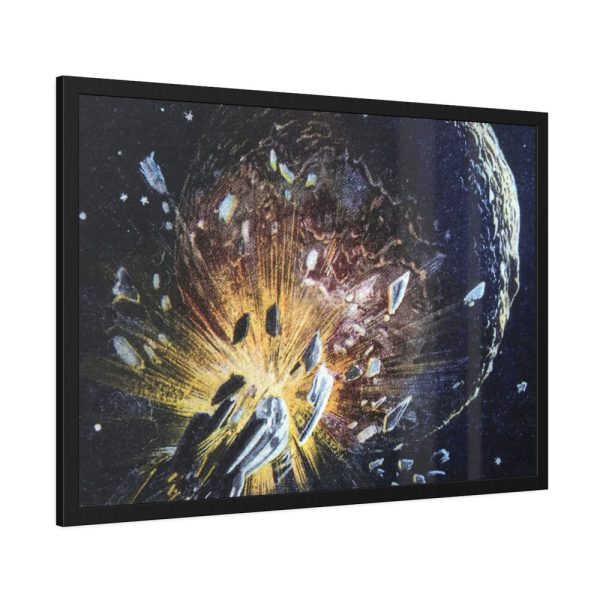 93854-377.jpg Dangers of Space Framed Poster