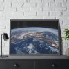 93854-383.jpg Earth in Space Framed Poster