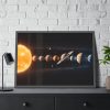 93854-415.jpg Solar System With Nine Planets Framed Poster
