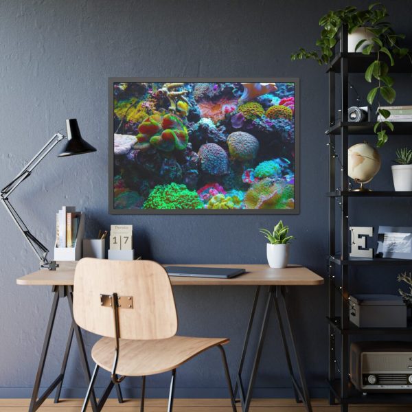 93854-42.jpg Colorful Reefs and Fish Framed Poster