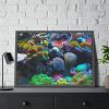 93854-43.jpg Colorful Reefs and Fish Framed Poster