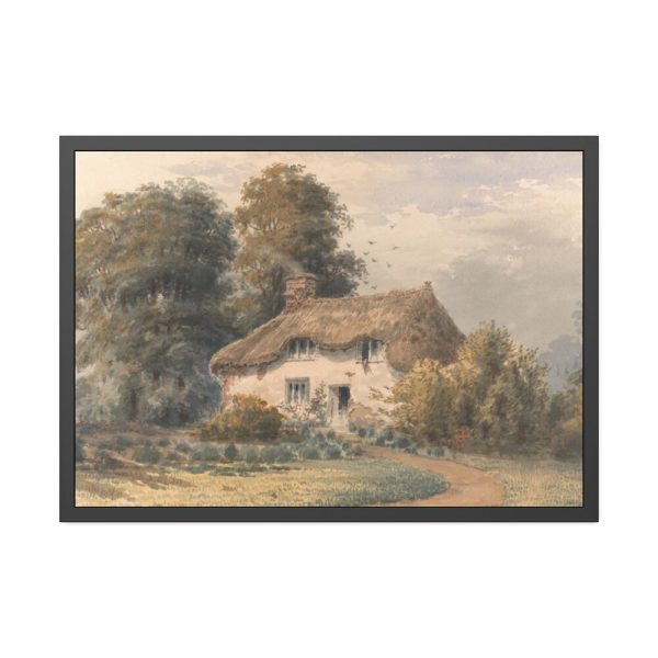 93854.jpg Country Cottage Framed Poster