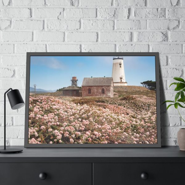 93854-7.jpg The Piedras Blancas Light Station Framed Poster