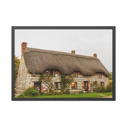 Cozy Country Cottage Framed Poster