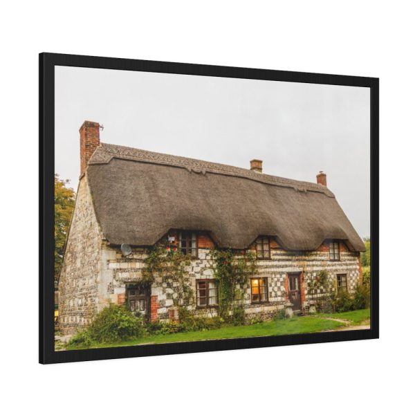 Cozy Country Cottage Framed Poster