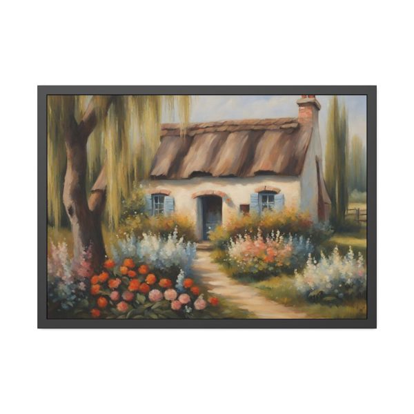 Rustic Vintage Cottage Framed Poster