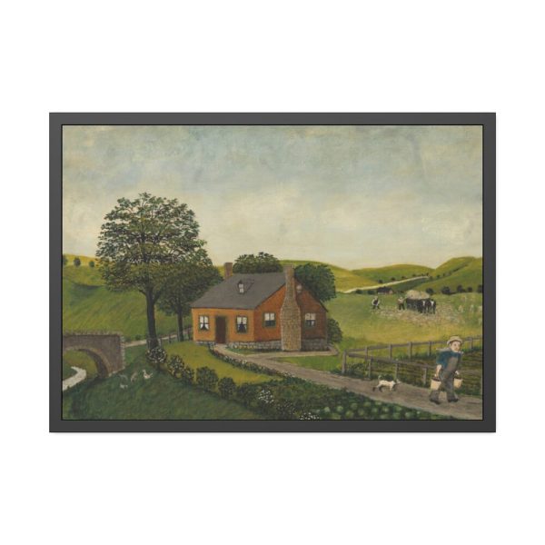 Cottage on the Farm Framed Poster