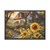 93855-121.jpg Sunflower Cottage Framed Poster