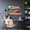 93855-131.jpg Cottage Garden Pink Flowers Framed Poster