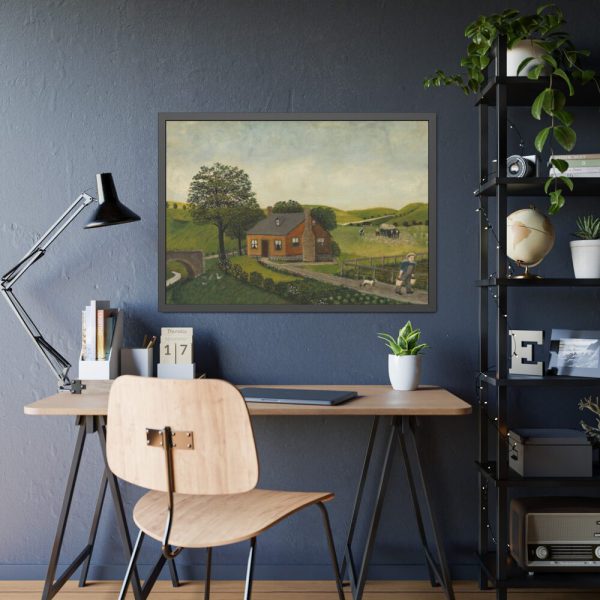 Cottage on the Farm Framed Poster