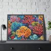 Coral Illustration Framed Poster