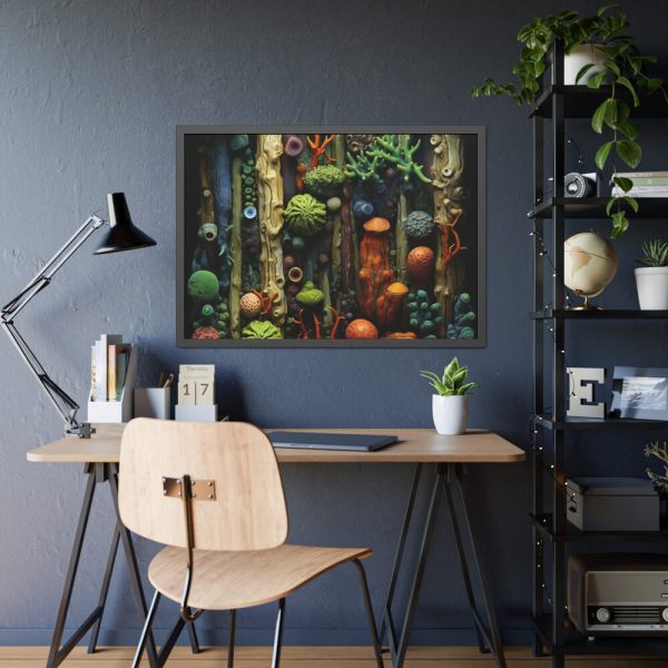 Aquarium Coral Fantasy Art Framed Poster