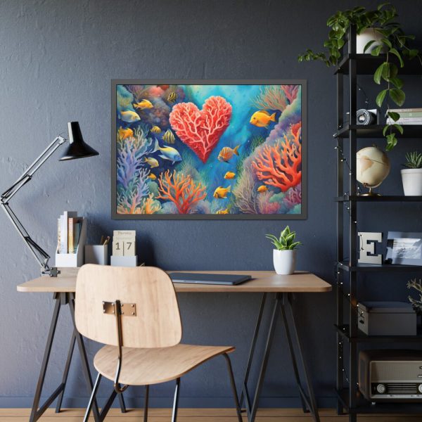 93855-155.jpg Love Under The Sea Framed Poster