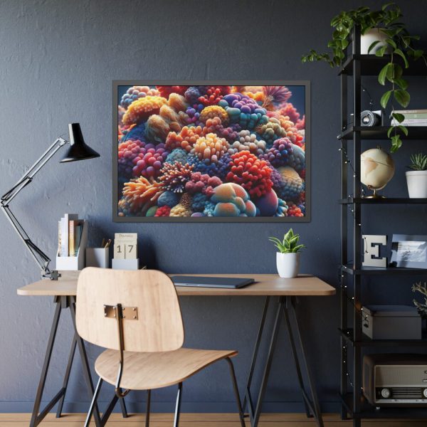 Close-Up of the Corals Framed Poster