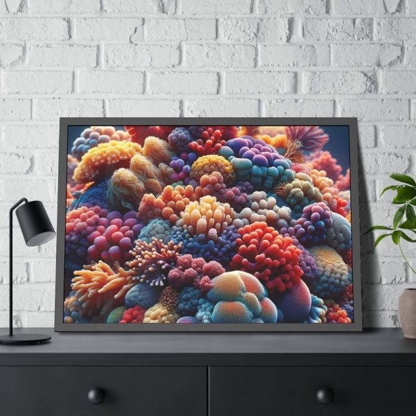 Close-Up of the Corals Framed Poster