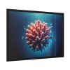 93855-166.jpg Coral With Surrounding Water Bubbles Framed Poster