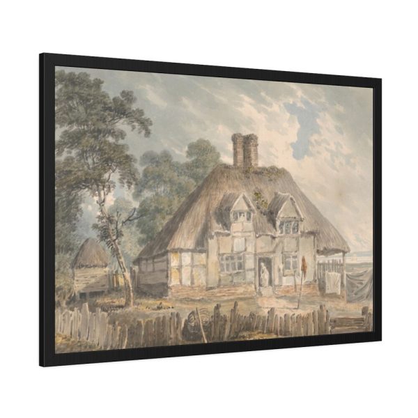 93855-17.jpg Cottage near Southampton Framed Poster