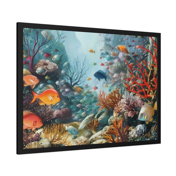 93855-178.jpg Vibrant Marine Life Scene I Framed Poster