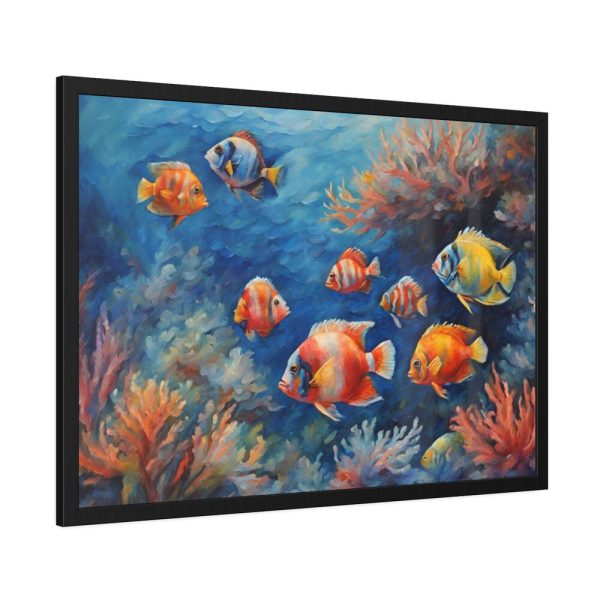 93855-186.jpg Tropical Fish And Coral Framed Poster
