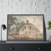93855-19.jpg Cottage near Southampton Framed Poster