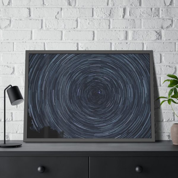 93855-228.jpg Spiral Starry Sky Framed Poster