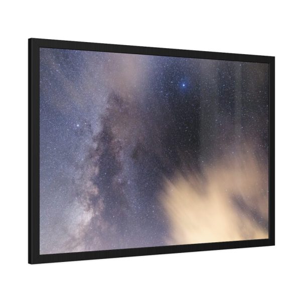 93855-262.jpg Blue Starry Night Sky Framed Poster