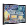 93855-29.jpg Cottage In Winter Framed Poster
