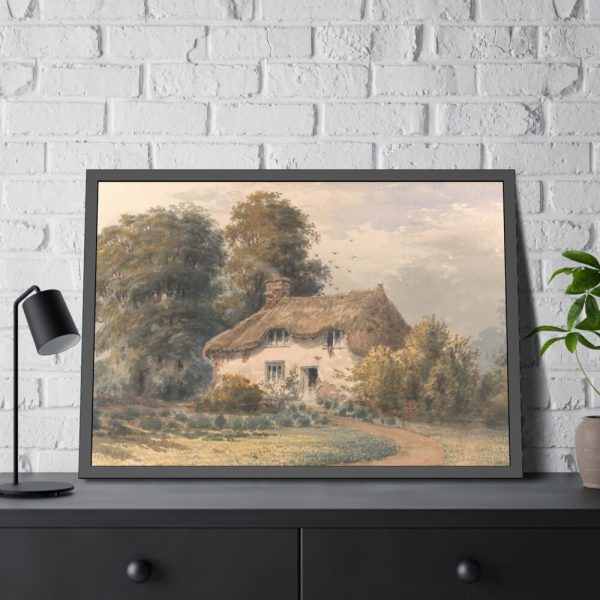 93855-3.jpg Country Cottage Framed Poster